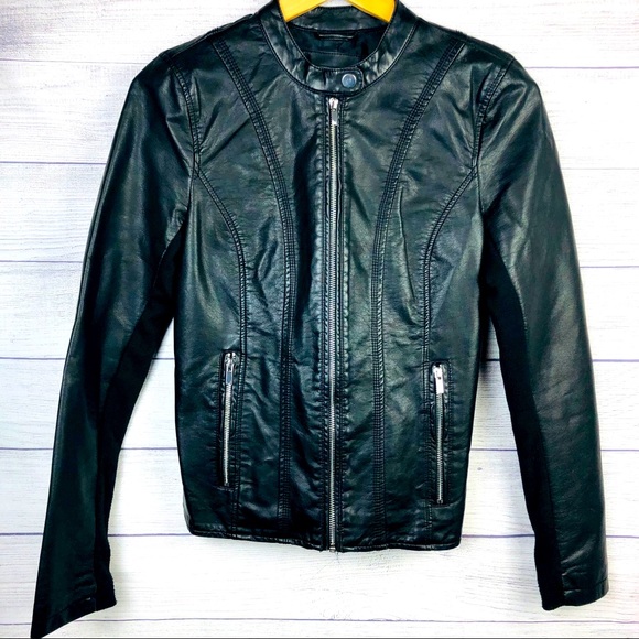 Kenneth Cole Reaction Jackets & Blazers - Kenneth Cole Reaction Black Moto Jacket S